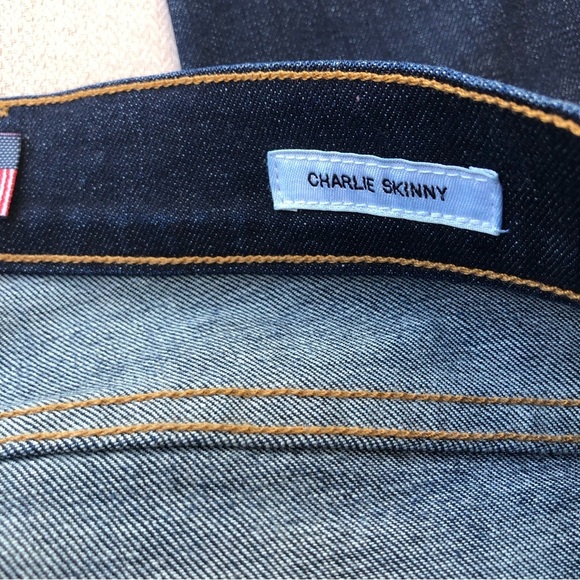 Lucky Brand Nade in USA Charlie Mid-Rise Skinny Jeans Dark Blue 6/28 Ankle - Picture 14 of 16